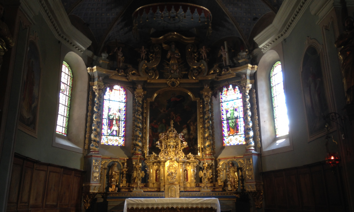 Hauteluce, église baroque renovée