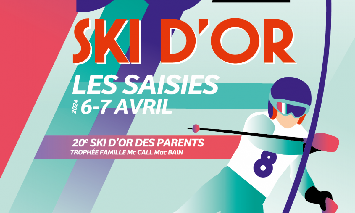 Affiche ski d'or ESF