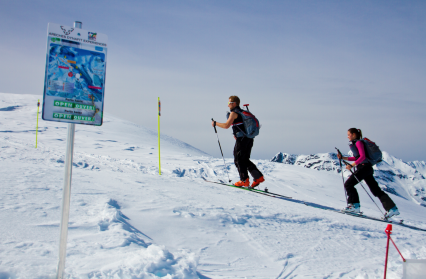 Découverte du ski de randonnée avec 'la trace'
